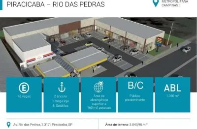 Loja para alugar, 239 m² por r$ 9.829,34/mês - piracicamirim - piracicaba/sp