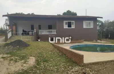 Chácara com 3 dormitórios à venda, 7090 m² por r$ 600.000,00 - tabela - charqueada/sp