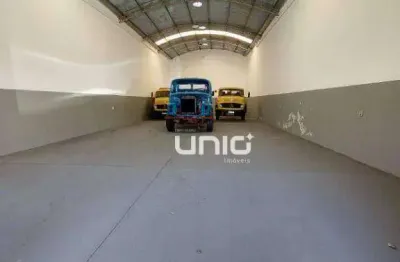 Barracão para alugar, 244 m² por r$ 4.641,25/mês - vila pacaembu - piracicaba/sp