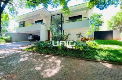 Casa com 4 dormitórios à venda, 600 m² por r$ 4.500.000,00 - convívio bonevie - piracicaba/sp