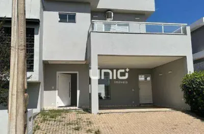 Casa com 3 dormitórios para alugar, 195 m² por r$ 6.355,00/mês - ondas - piracicaba/sp