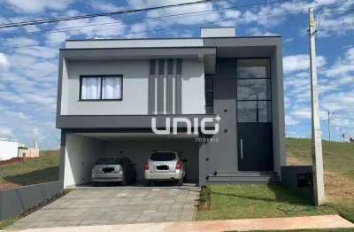 Casa à venda no condomínio soleil no bairro ondas em piracicaba/sp