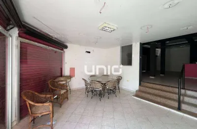 Salão para alugar, 100 m² por r$ 3.580,00/mês - vila independência - piracicaba/sp