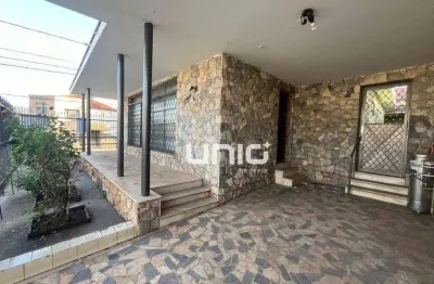 Casa com 3 dormitórios para alugar, 190 m² por r$ 3.685,00/mês - centro - piracicaba/sp