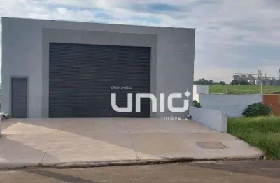 Barracão para alugar, 180 m² por r$ 3.878,09/mês - garças - piracicaba/sp