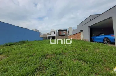 Terreno a venda no condomínio ágape, bairro campestre, piracicaba/sp - com 200m²