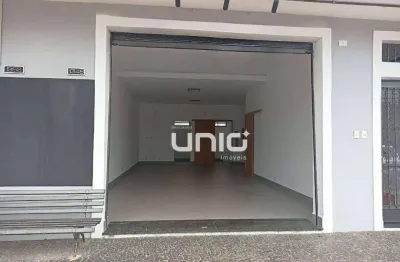 Salão para alugar, 63 m² por r$ 2.442,00/mês - jardim monumento - piracicaba/sp