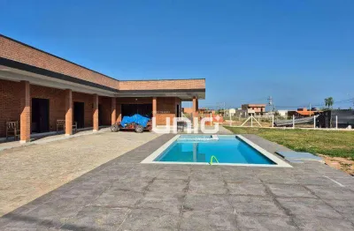 Chácara com 4 suítes à venda, 1797 m² por r$ 980.000 - veleiros do piracicaba - anhembi/sp