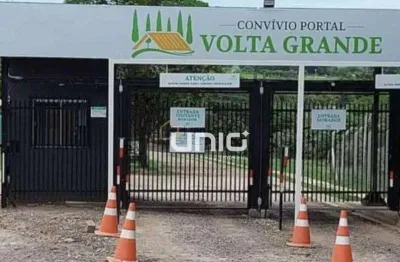 Terreno a venda no condomínio convívio volta grande no bairro nova suilça em piracicaba/sp