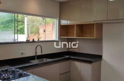 Casa com 2 dormitórios à venda, 64 m² por r$ 435.000,00 - santa rosa ipês - piracicaba/sp