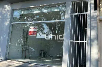 Salão para alugar, 30 m² por r$ 1.590,00/mês - vila rezende - piracicaba/sp