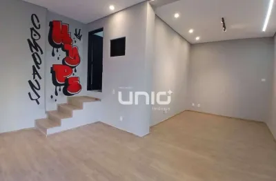 Salão para alugar, 124 m² por r$ 2.668,22/mês - alto - piracicaba/sp