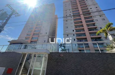Apartamento para alugar, edificio supreme - piracicaba/sp