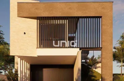 Casa com 3 dormitórios à venda, 226 m² no condomínio damha i - piracicaba/sp