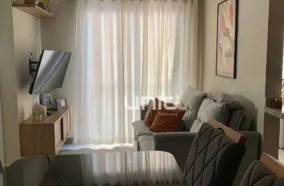 Apartamento com 2 dormitórios à venda, 58 m² por r$ 235.000,00 - dois córregos - piracicaba/sp