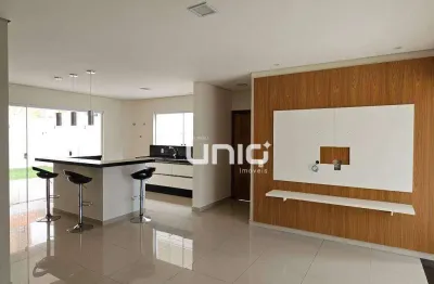 Casa com 3 dormitórios, 179 m² - venda por r$ 950.000,00 ou aluguel por r$ 5.480,00/mês - reserva das paineiras - piracicaba/sp