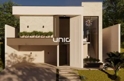 Casa em construção à venda no loteamento villa d'aquila, santa rosa, em piracicaba-sp