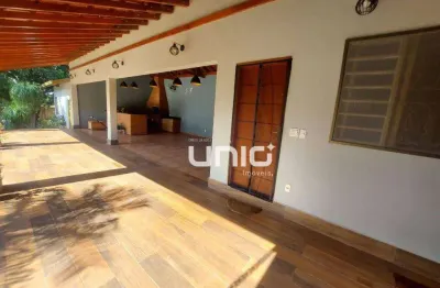 Chácara com 3 dormitórios à venda, 1000 m² por r$ 765.000,00 - estância lago azul (ártemis) - piracicaba/sp