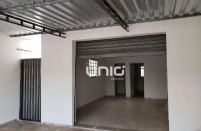 Salão para alugar, 170 m² por r$ 1.600,00/mês - vila industrial - piracicaba/sp