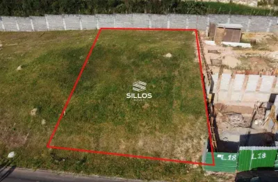 Terreno à venda com 306,08m² no arruda em colombo/pr