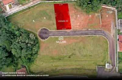 Terreno com 1.265,81m² à venda em condomínio fechado no bairro ferraria em campo largo/pr