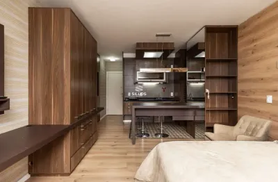 Studio para alugar com 1 quarto mobiliado no centro cívico em curitiba