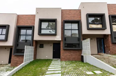 Sobrado em condomínio à venda com 3 quartos em santa felicidade curitiba