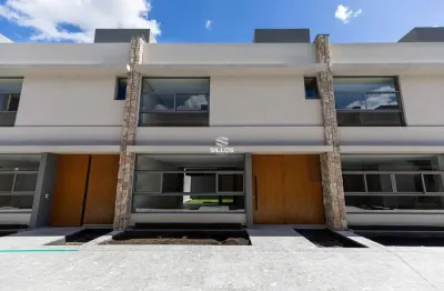 Sobrado à venda em condominio com 3 quartos em santa felicidade, curitiba.