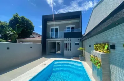 Sobrado contendo 4 dormitórios sendo 1 suíte - piscina e espaço goutmet.
