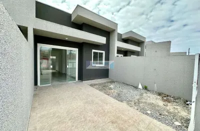 Residência nova, toda em laje - contendo 2 dormitórios - região de moradores.