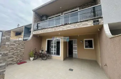 Sobrado contendo 3 dormitórios - espaço gourmet com churrasqueira.