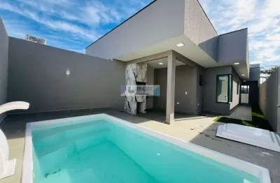 Linda residência moderna no litoral paranaense no balneário caravelas - matinhos