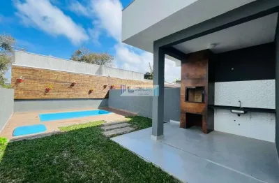 Residência nova com amplo quintal - 3 dormitórios sendo uma suíte.