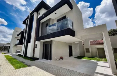 Sobrado com 3 quartos  à venda, 140.00 m2 por r$849000.00  - xaxim - curitiba/pr