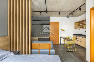 Kitnet / stúdio à venda na rua trajano reis, 500, são francisco, curitiba, 25 m2 por r$ 310.000