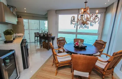 Costão da barra - apartamento decorado frente mar em balneário camboriú