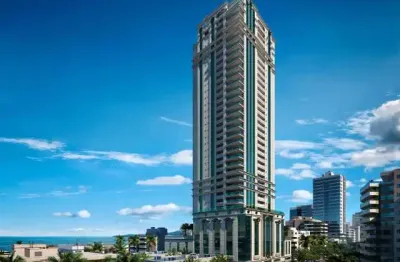 Al mare residence - apartamento 04 dormitórios com vista mar em meia praia - itapema