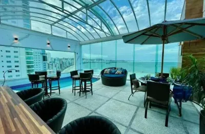 Summer beach - cobertura triplex mobiliada e decorada frente mar - balneário camboriú