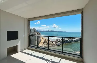 Aquamarine residence - apartamento frente mar em balneário perequê em porto belo