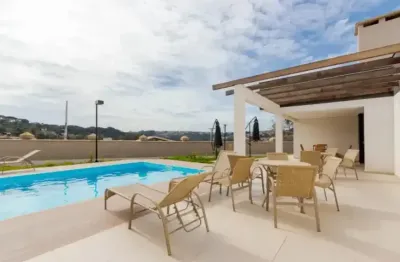 Apartamento garden -  semi mobiliado - condominio clube las vegas
