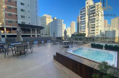 Apartamento com 3 dormitórios para alugar, 130 m² por r$ 6.363,14/mês - meia praia - itapema/sc