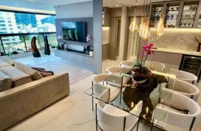 Apartamento com 3 dormitórios à venda, 133 m² por r$ 3.800.000,00 - praia brava - itajaí/sc