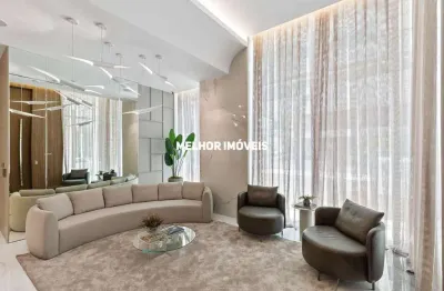 Skyline tower - apartamento quadra mar com 04 suítes em balneário camboriú/sc
