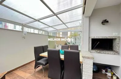 Village - apartamento garden à venda com 3 dormitórios sendo 01 suíte e amplo terraço localizado no centro de balneário camboriú
