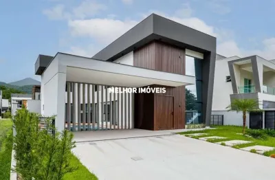 Condomínio caledônia private village - casa alto padrão à venda com 04 suítes, localizada em condomínio fechado em camboriú
