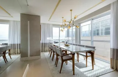 Mirante das águas - cobertura mobiliada, decorada e equipada á venda com 04 suítes  sendo 01 máster localizada na quadra mar de balneário camboriú - sc