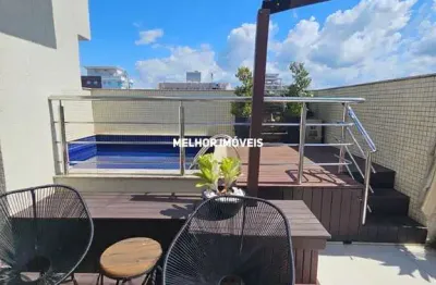 Diamante residence - cobertura duplex á venda com 4 suítes  e 2 vagas de garagem localizada em itapema