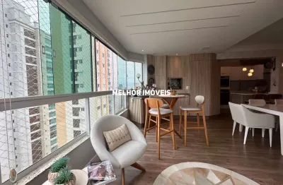 Summerville - apartamento á venda finamente mobiliado com 3 suítes, 2 vagas no centro balneário camboriú