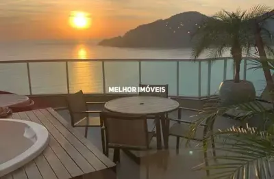 Number one - apartamento garden alto padrão á venda localizado em frente mar em balneário camboriú.