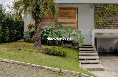 Horizontal praia brava - casa em condomínio fechado á venda com 4 suítes,  2 vagas localizado na praia brava.